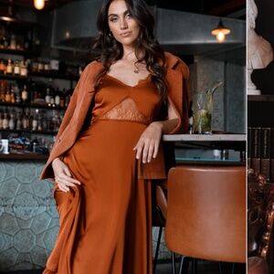 Petal + Pup Ariel Dress in Rust